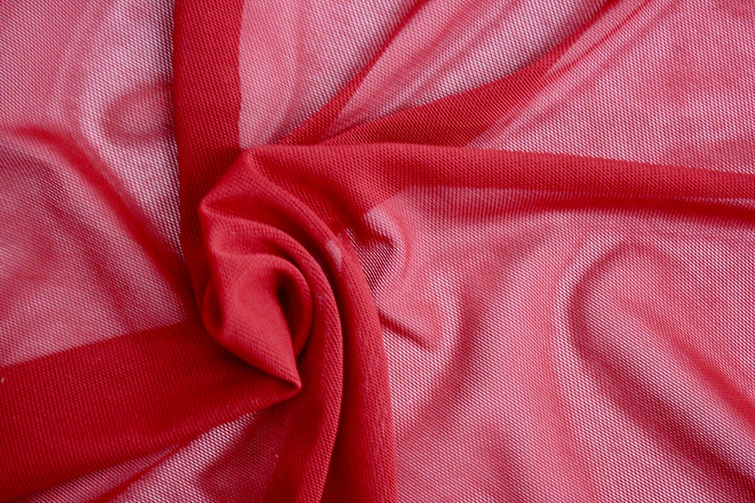 Red Stretch Mesh Fabric 58 Wide per Yard - Etsy
