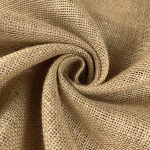  Burlap Fabric 38-40 de ancho  100% yute natural para  decoración - bodas y manualidades : Arte y Manualidades