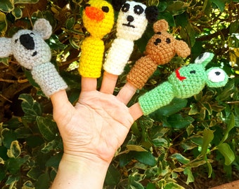 Finger Puppet, frog finger puppet, duck finger puppet,Koala finger puppet,Teddy bear finger puppet,Panda finger puppet,animal finger puppets