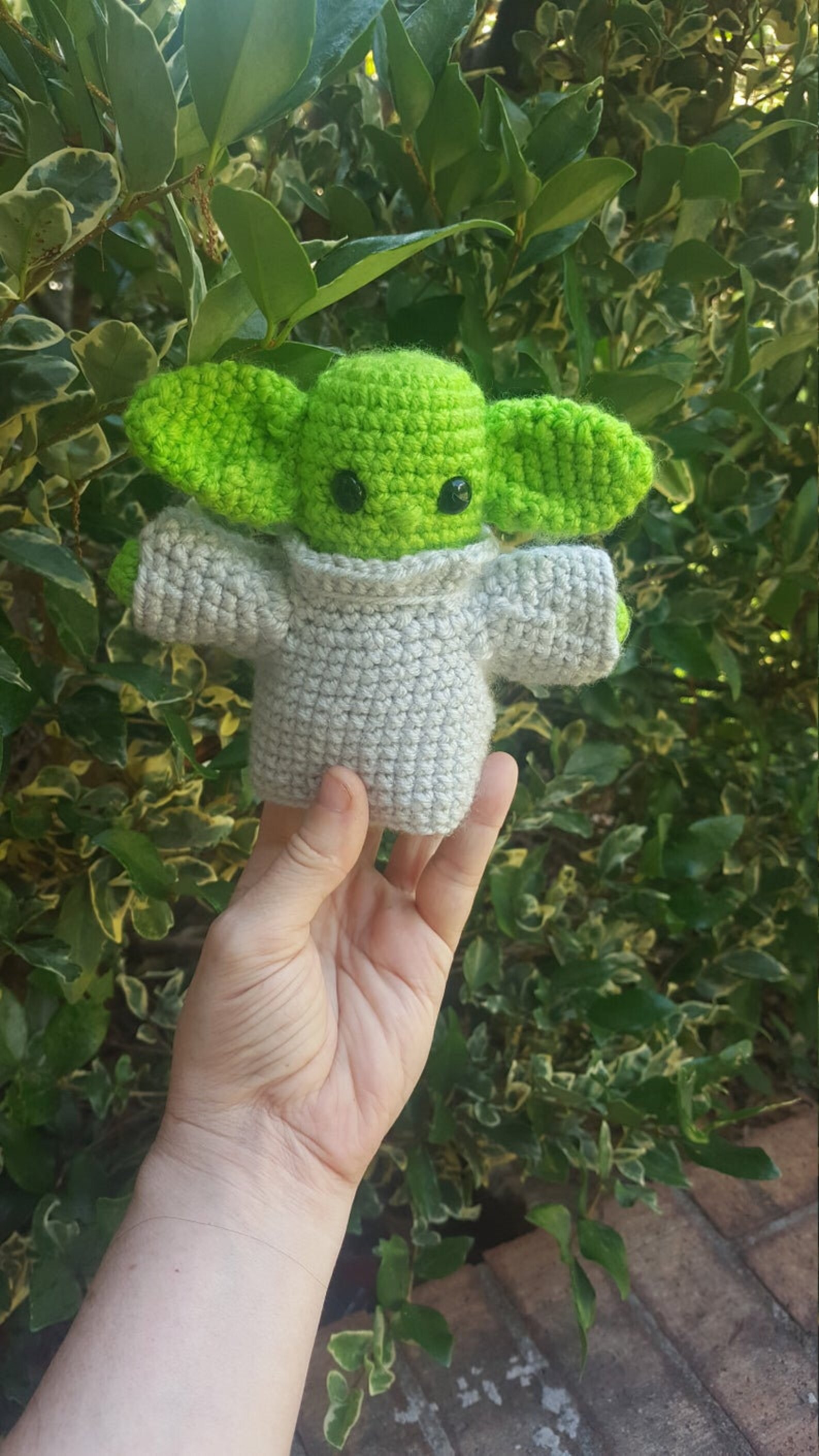 grogu doll animated