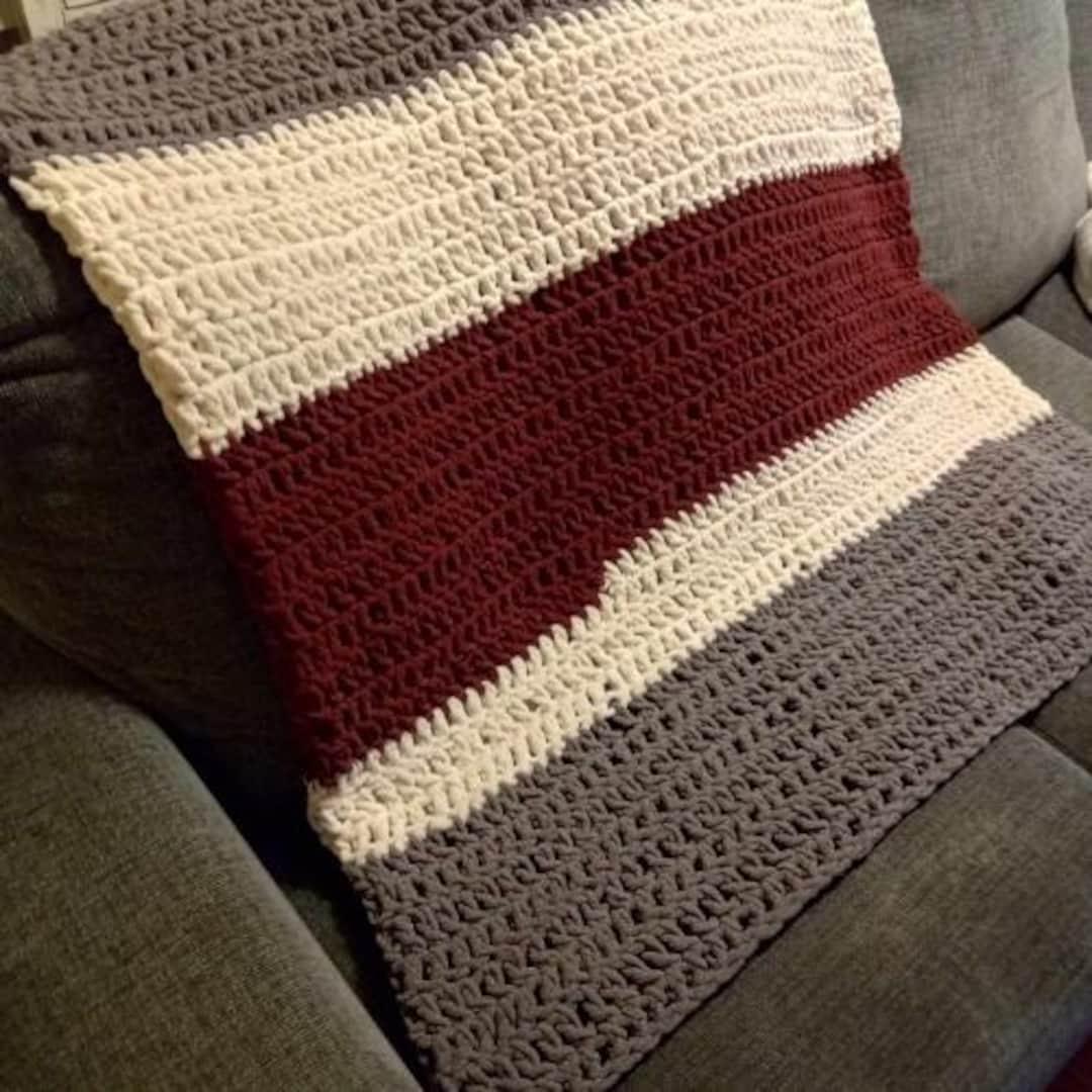 Bernat hibernate knit blanket sale