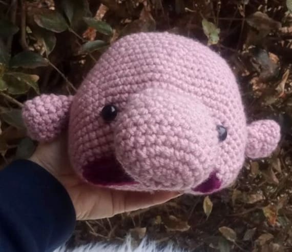 Blob Fish Amigurumi Blob Fish Toy Amigurumi Plushie 