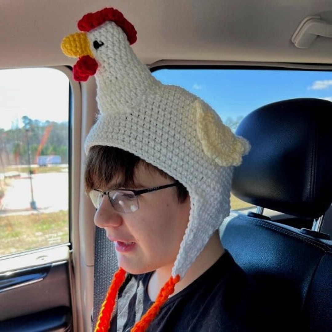 Teen Chicken Hat,funny Chicken Hat,farm Animal,farmer Hat,protein