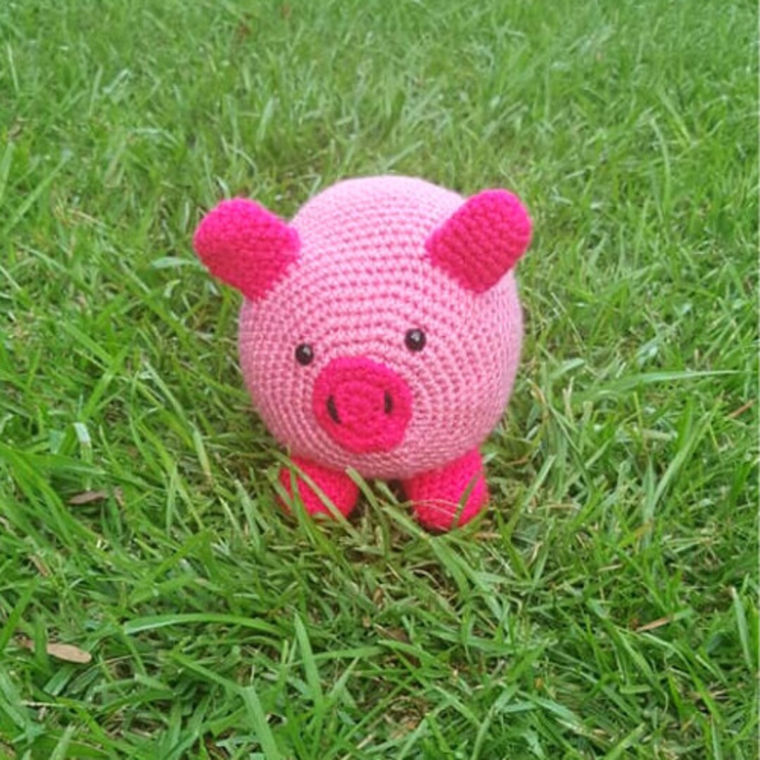 Piggy Toy Crochet Pig Doll Amigurumi Pig Pig Doll Pig Toy Etsy