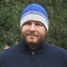Men's Crocheted Beanie,Striped Beanie,Gift For Him,Blue Gray Beanie,Men's Hat,Striped Beanie,Valentine Gift,Valentine