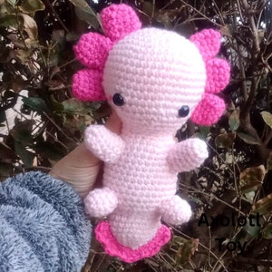 Axolotl Amigurumi - Plushie - Axolotl Plushie - Axolotl Amigurumi - Axolotl Toy