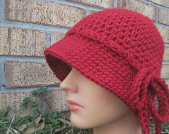Crochet Cloche,nubby brim cloche,Mother's Day Gift,Nubby Brim ClocheMother's day GIFT,Flapper Hat,Nubby Brim Cloche,nubby brim cloche