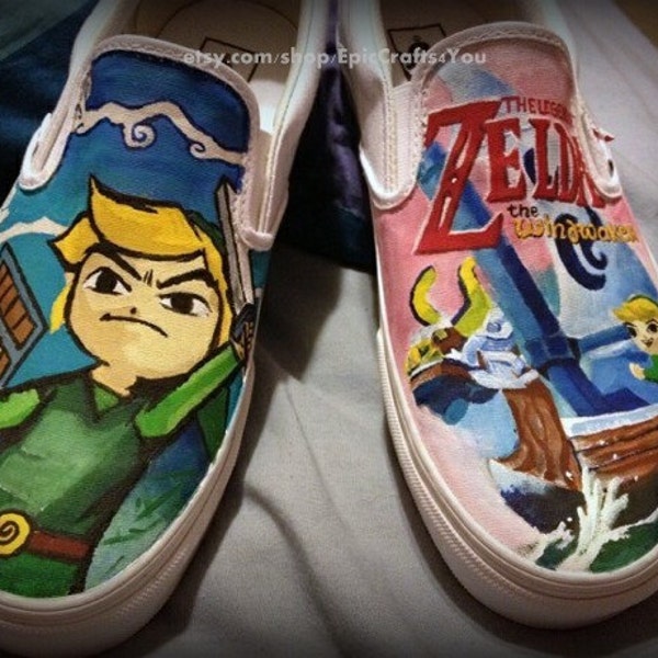 Wind Waker Legend of Zelda Shoes(Vans)