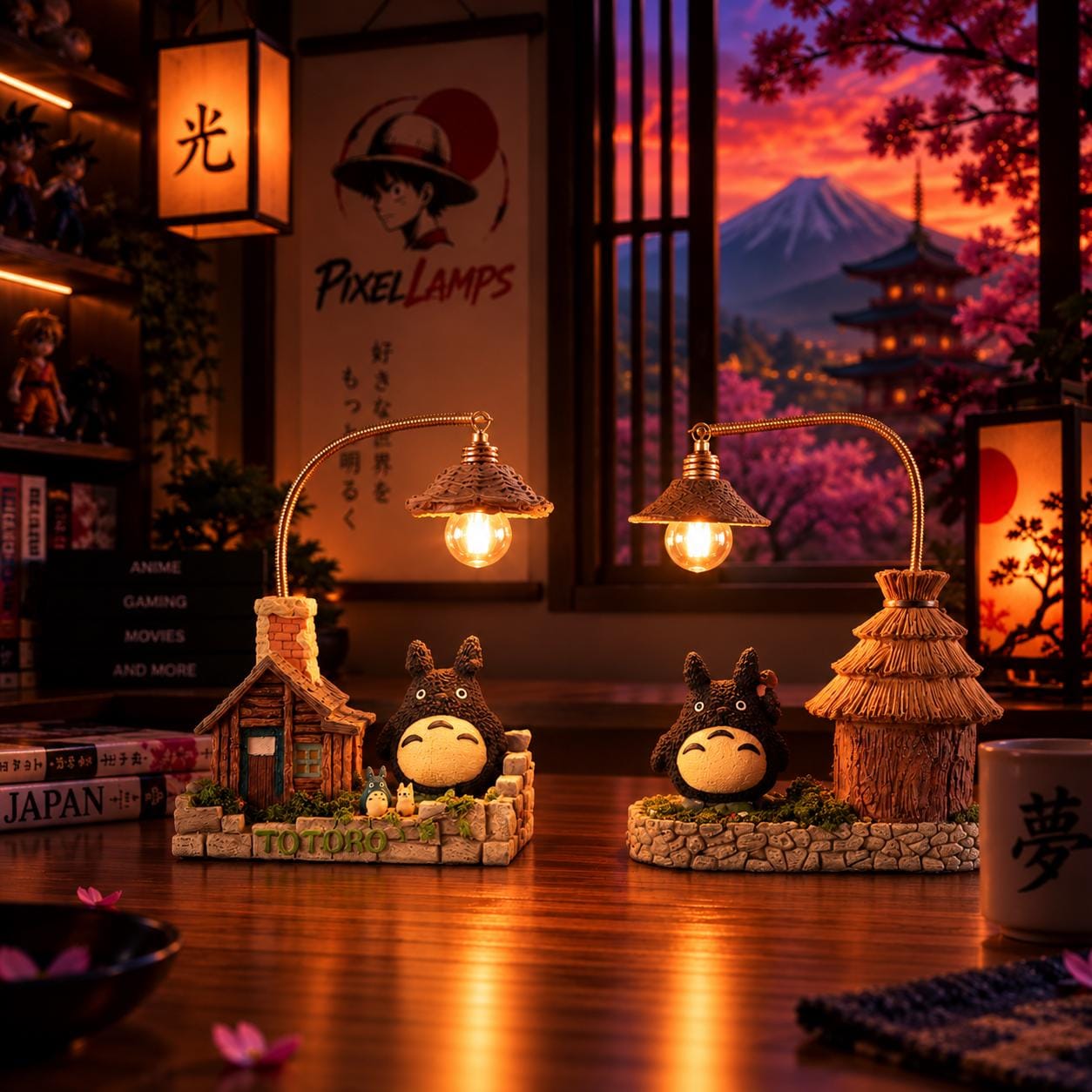 Totoro lamp - Etsy 日本