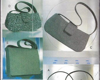 2001 Vogue 7328 Fall Handbags Sewing Pattern UNCUT FF