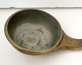 Vintage 1970's Huge 16 " Long Brass Ladle Made In India