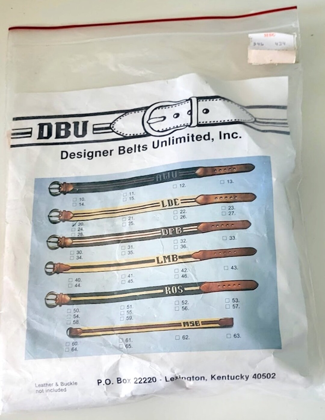 1981 DBU Designer Belts Unlimited Inc Ladies or Men's Etsy