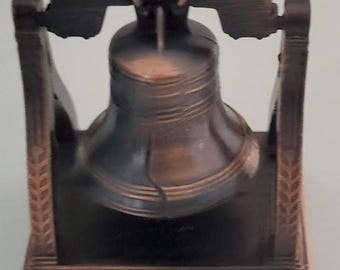 Vintage Die Cast Liberty Bell Collectible Pencil Sharpener