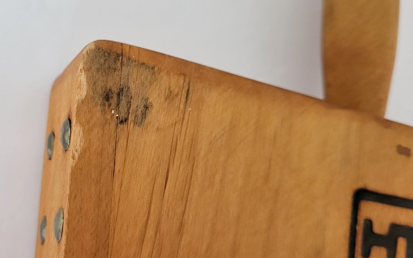 Vintage Brandenfels Riveted Wood Cutting Cheese Board