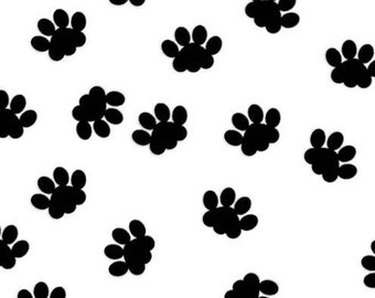 Paw Print Confetti for Puppy Birthday Party, Puppy Party Confetti and Decorations, Dog Print Confetti Pieces for Party Table Decor