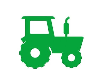 Tractor Die Cut Shapes for Farm Birthday Parties and Scrapbook Pages, 4H Farming Cutouts, Boy Birthday Party, Farming Equipment