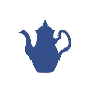 Paper Teapot Coffee Pot Die Cuts for Tea Parties, Bridal Shower Decor, Mother&#39;s Day Die Cuts, Tea Party Birthday Deceorations & Place Cards