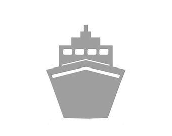 Paper Ship Boat Die Cut, Nautical Boat Cruise Ship Cut Out Shapes Naval Scrapbook Embellishment Decoration Sea Party Favors Decor Place Card