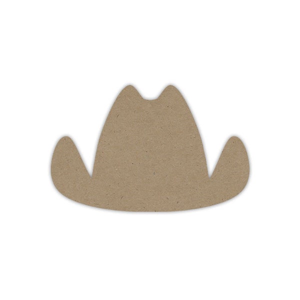 Paper Cowboy Hats Die Cut Shapes for Birthday Parties & Scrapbook Pages, Cowgirl Hat for Gender Reveal Party, Cowboy Bachelor Party