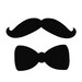 Mustache & Bowtie Die Cuts, Mustache Die Cut, Bow Tie Die Cut, Photo Booth Die Cuts, Wedding Die Cuts, Scrapbook Die Cuts, Mustache Crafts