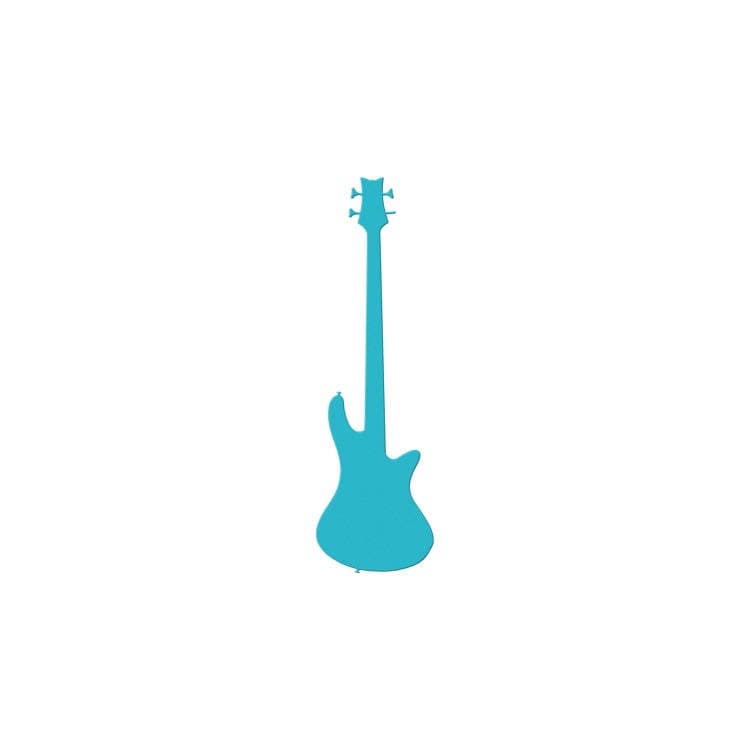 Electric Guitar Die Cut for 80s Party Music Themed Party Favors and Decorations Paper Guitar Place Cards Gift Tags Retro Die