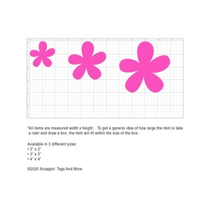 Paper Flower Cut Outs for Craft Projects, Paper Flower Die Cuts for ...