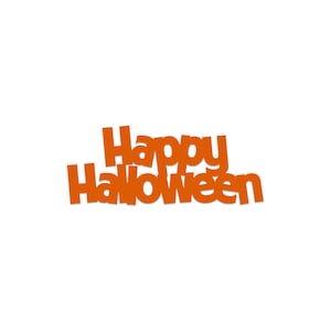 Happy Halloween Die Cut Shapes for Halloween Parties Scrapbook Pages ...