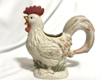Lenox "Rise & Shine" Fine Ivory China Rooster Creamer