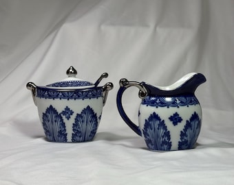 Elegante Bombay Company "Grace" suiker- en creamerset