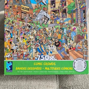 Puzzle Ceaco Comic Crowds Saloon da 750 pezzi immagine 1