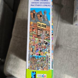 Puzzle Ceaco Comic Crowds Saloon da 750 pezzi immagine 2