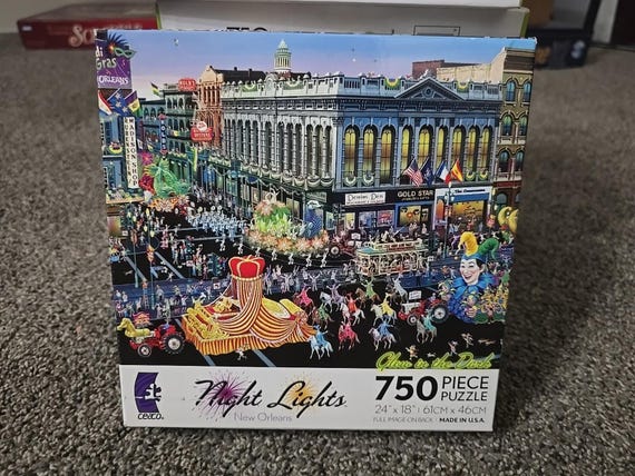 Ceaco Night Lights New Orleans Glow 750 Pc Chen