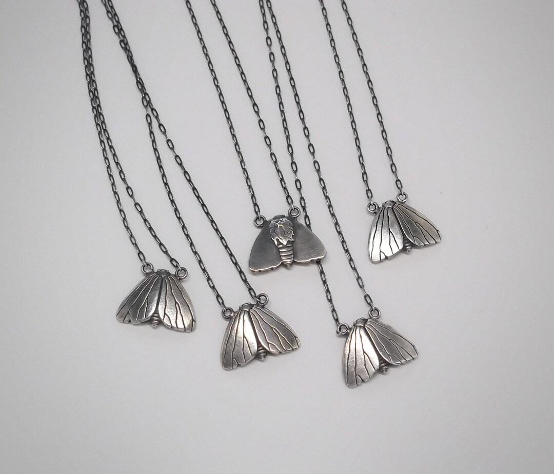 Moth Friend Moth Necklace - Etsy