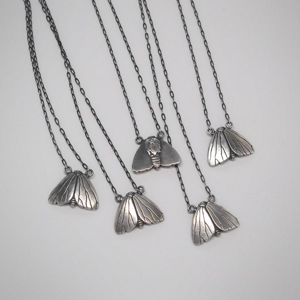 Moth necklace