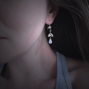 Twilight Moth Earring image 3