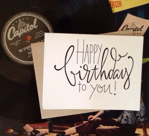 Items similar to Birthday Card on Etsy