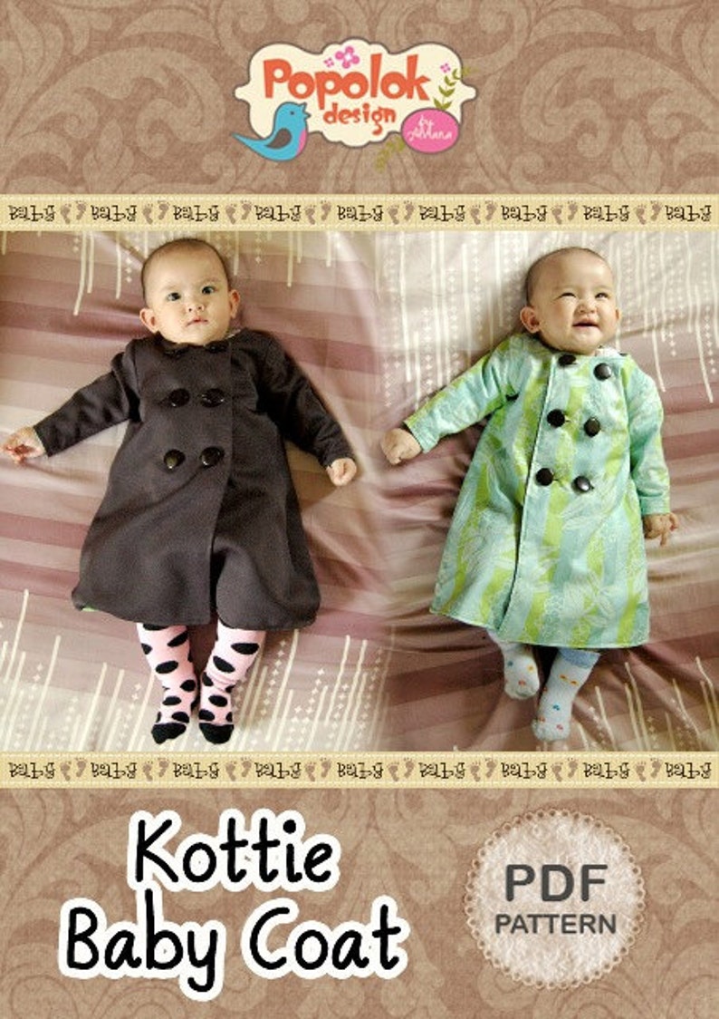 KOTTIE Baby Coat PDF Pattern & Tutorial image 2