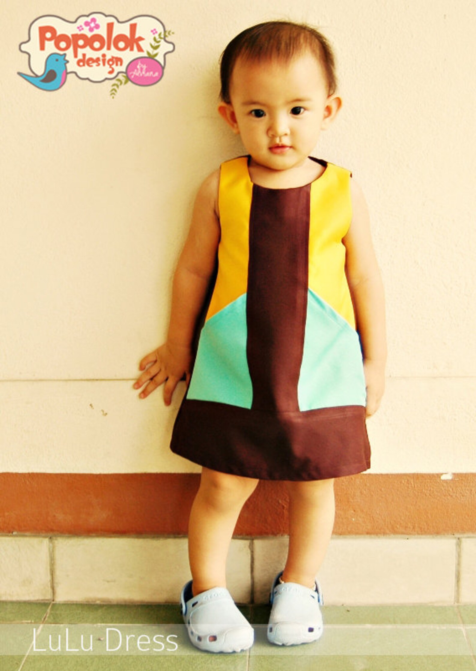 LULU Dress PDF Pattern & Tutorial 8 Sizes From Age 1 to 8 Etsy