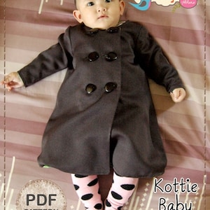 KOTTIE Baby Coat PDF Pattern & Tutorial image 1