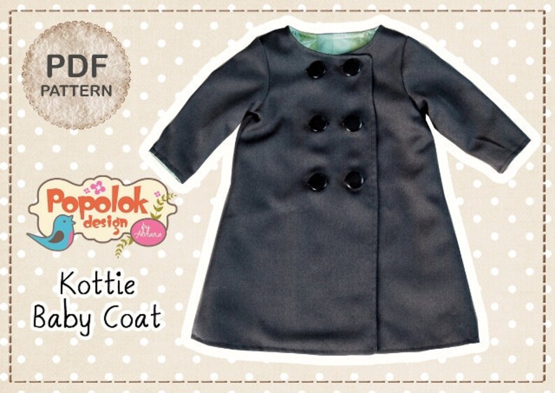 KOTTIE Baby Coat PDF Pattern & Tutorial image 4