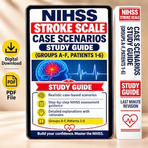 NIHSS Stroke Scale Fallstudieguide (Grupperna A-F, Patienter 1-6)