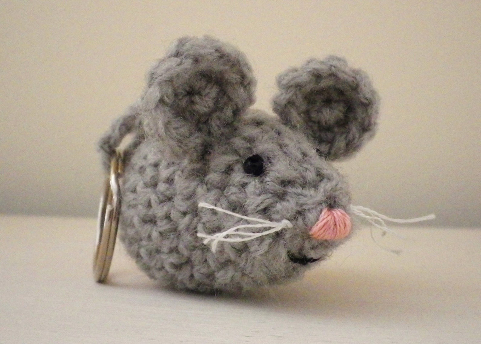 Crochet Pattern PDF Nesta the Mouse Key Chain Etsy