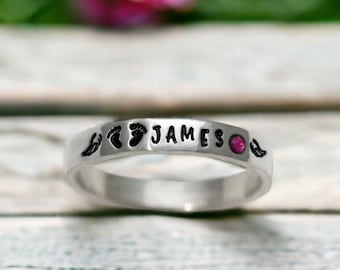 Memorial Ring, Miscarry Ring, Miscarriage Jewelry, Gift for Loss of Baby, Infant Child Loss, Sympathy Gift, Funeral Gift, Bereavement Gift