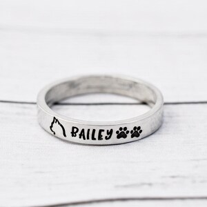 personalized dog ring