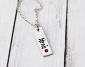 Personalized Kids Name Necklace - Family Tree - Birthstone Jewelry - Gift for Mom - Gift for Grandma - Engraved - Mom Necklace - New Mom