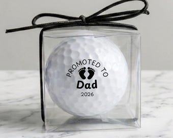 Pregnancy Announcement, Pregnancy Reveal, Dad Golf Ball, Custom Golf Ball, New Dad Gift, Golf Gift, Dad Announcement, Dad To Be, Golfer Gift