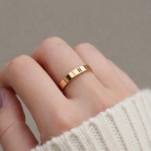 Pause Ring, Silver, Gold, Rose Gold, Ispirational Jewelry, Self-Care, Mental Health Awareness, Anxiety Gift, Power of Pause, Yoga