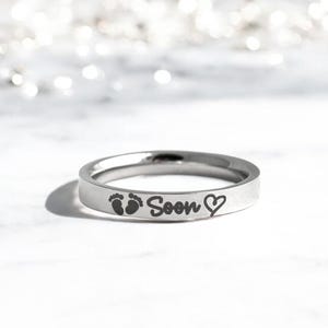 IVF ring, IVF jewelry, IVF gifts, Transfer Day, Mommy to Be, Infertility gift, Fertility gift,ivf Positive Vibes,ivf Got Hope Transfer Gift