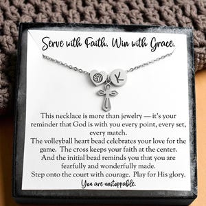 Christian Volleyball Gift Ideas, Necklaces Jewelry Jesus Volleyball Coach Gifts Faith-Based Gifts Team Gifts and More for Players