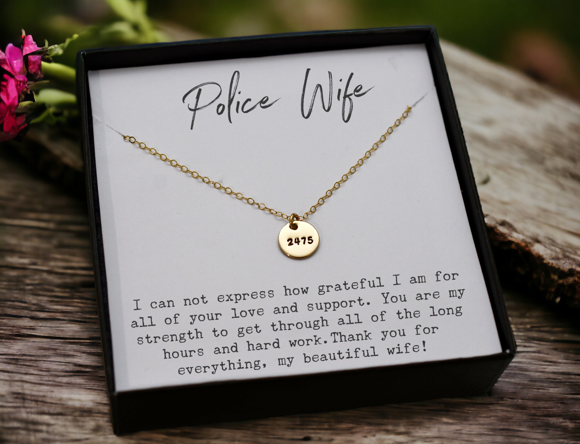 Law enforcement jewelry for wives best sale